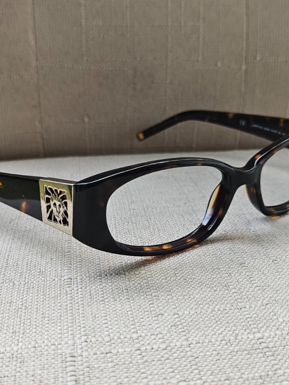 Vintage Anne Klein Women Eyeglasses Frame AKNY3129 Eyewear Dark Brown Tortoise - Picture 2 of 11